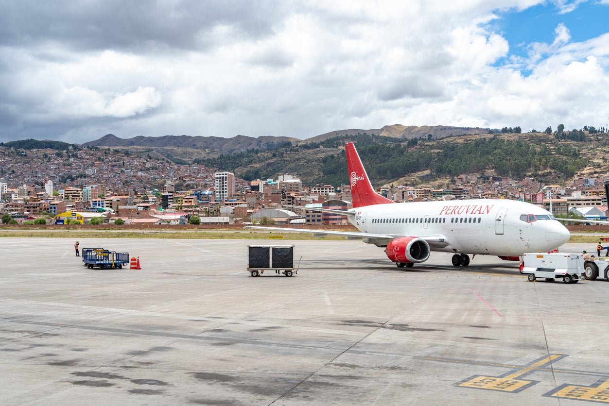 Cusco's airport is situated within the city itself