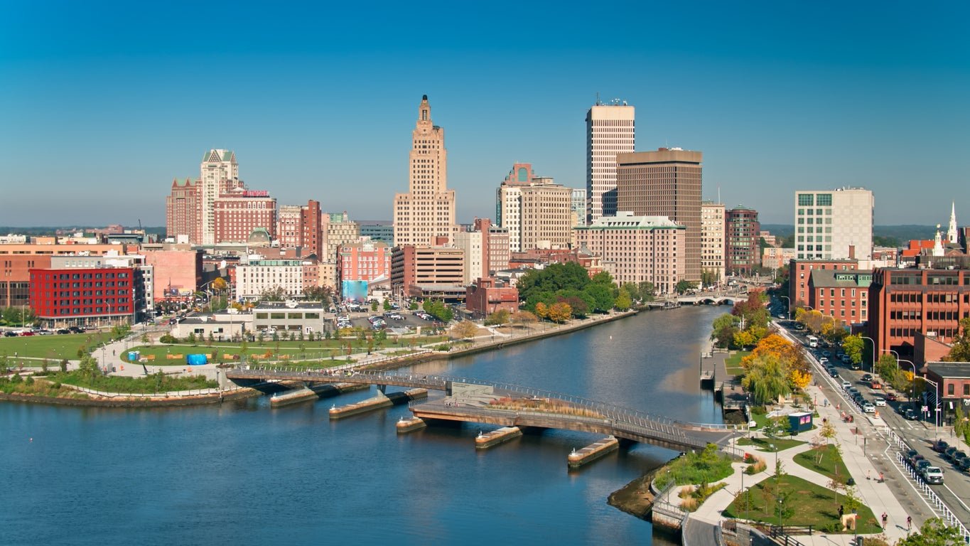 Providence’s waterside downtown features elegant walkways and an intoxicating spread of architectural styles