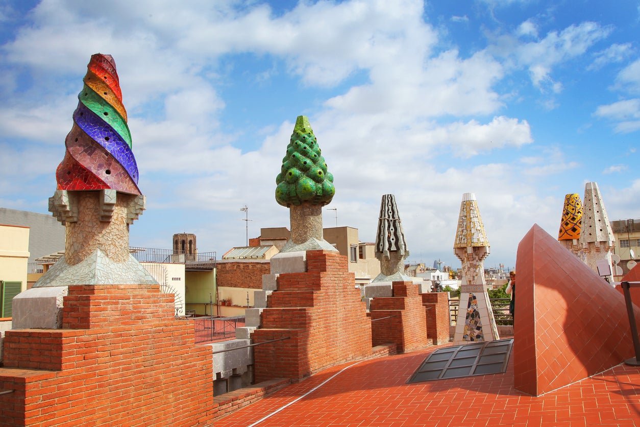 The rooftop of Palau Güell