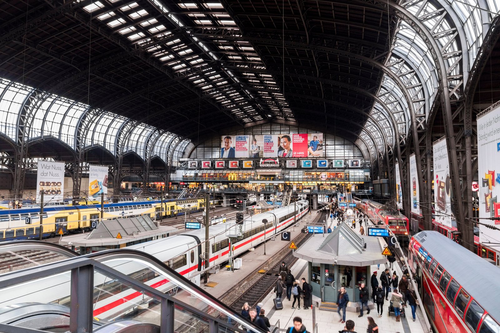 Hamburg Hauptbahnhof is the main railway station in the city