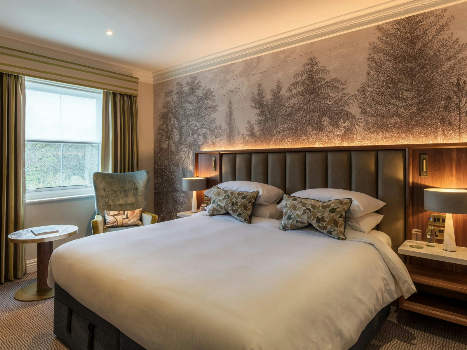 Rooms are plush and comfortable, from the Chic Rooms to the Corner Suites